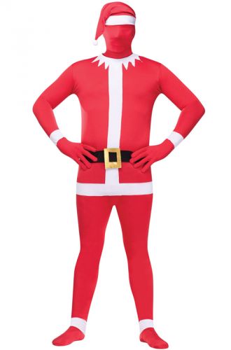 Santa Skin Suit Adult Costume