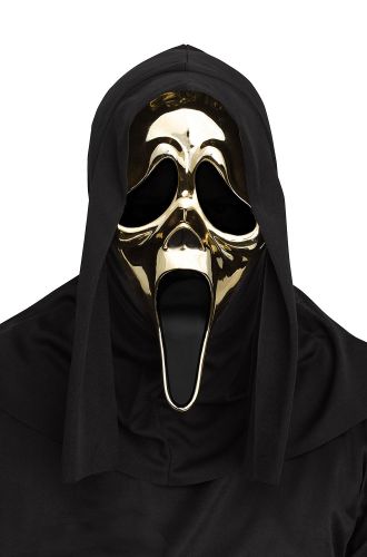 Ghost Face Golden Adult Mask