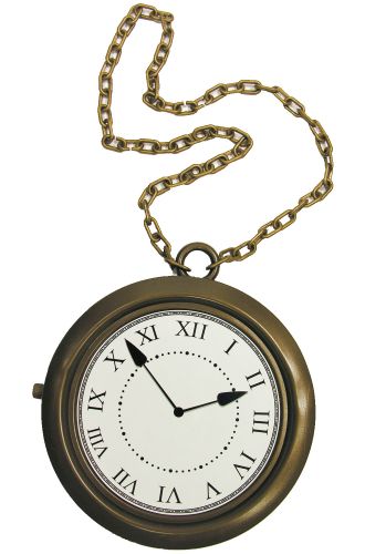 Oversized Clock Necklace
