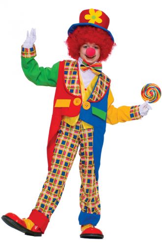 Clown on the Town Child Costume (M)
