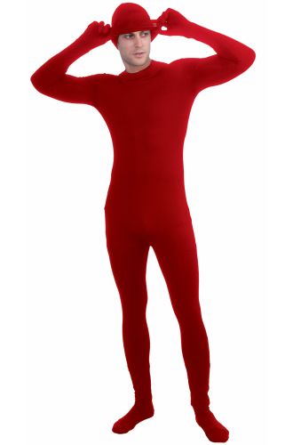 Red Disappearing Man Adult Costume (X-Large)