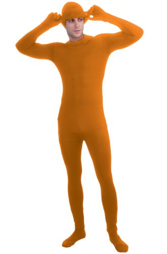 Orange Disappearing Man Adult Costume (Standard)