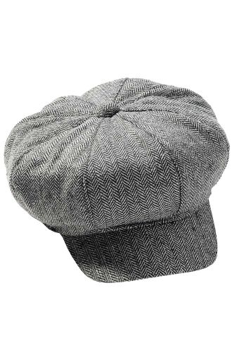 Tweed Newsboy Hat