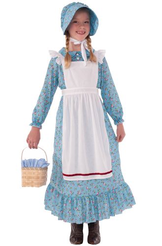 American Pioneer Girl Child Costume (Small)