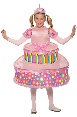 Birthday Cake Child Costume (Large)