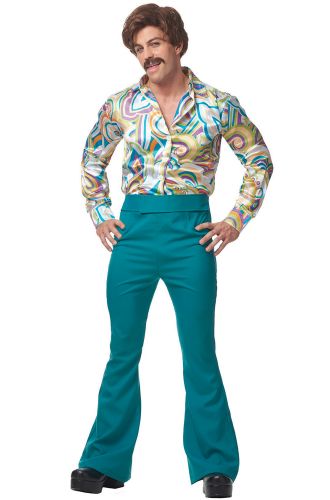 70's Dude Adult Costume (Green)