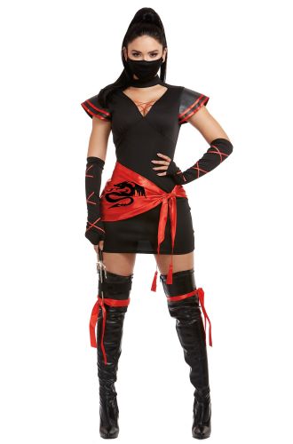 Sexy Dark Ninja Adult Costume