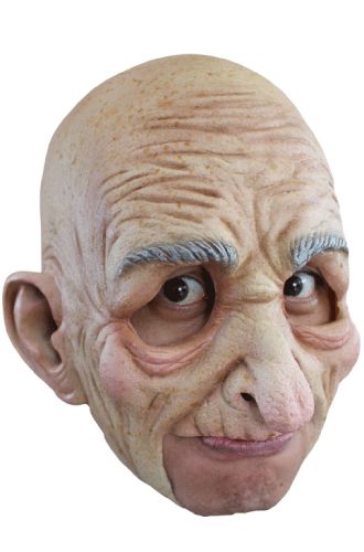 Old Man Chinless Adult Mask