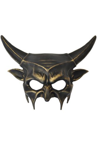 Horned Goblin Half Mask