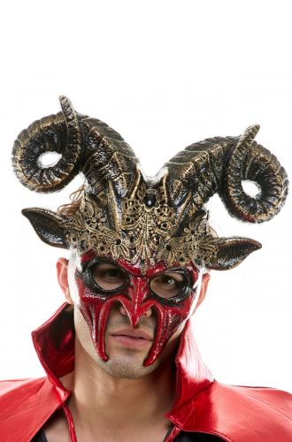 Satanic Demon Royale Half Mask