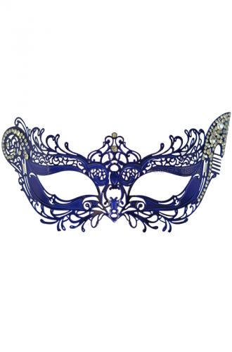 Winged Angel Venetian Mask (Blue)