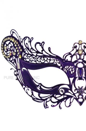 Winged Angel Venetian Mask (Purple)