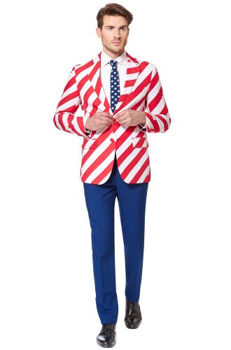 United Stripes Suit Adult Costume