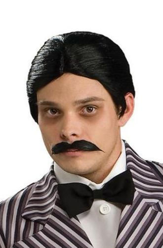 Gomez Addams Wig and Moustache