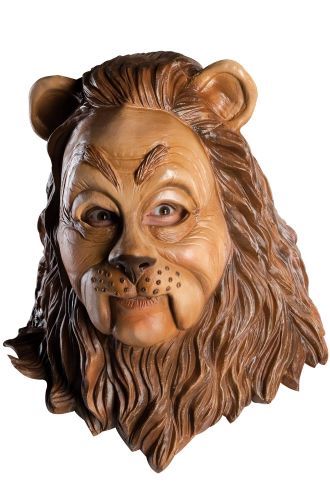 Cowardly Lion Overhead Latex Adult Mask