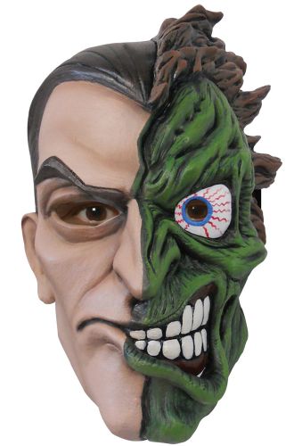Two-Face Deluxe Latex Adult Mask
