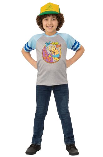 Dustin Arcade Cats Shirt Child Costume