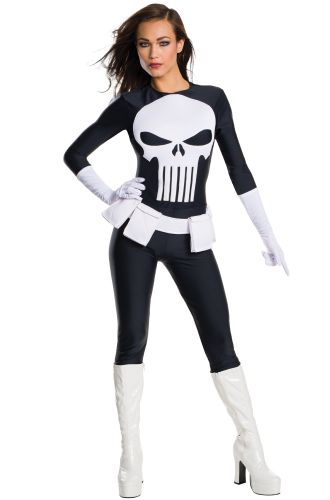 Marvel Punisher Female Adult Costume