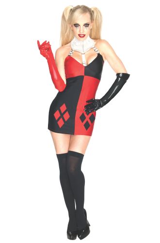 DC Rogues Gallery Secret Wishes Super Villain Harley Quinn Adult Costume