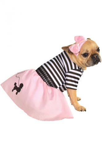 Pink Fifties Girl Pet Costume