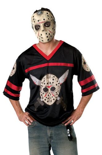 Friday the 13th Jason Hockey Jersey and EVA Mask Adult Costume