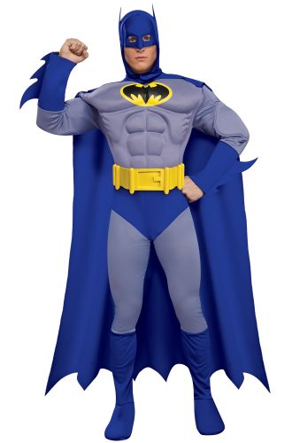Batman Deluxe Muscle Chest Batman Adult Costume