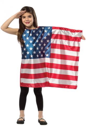 USA Flag Dress Child Costume