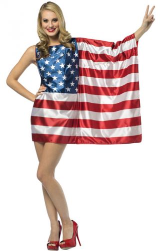 USA Flag Dress Adult Costume