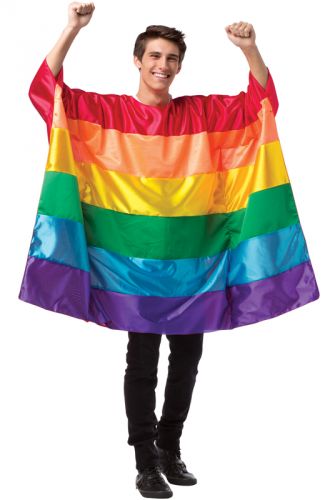 Rainbow Flag Tunic Adult Costume