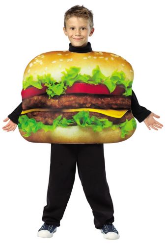 Get Real Cheeseburger Child Costume