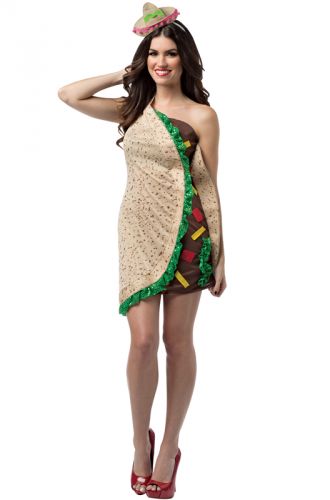 Foodies Taco Dress Adult Costume