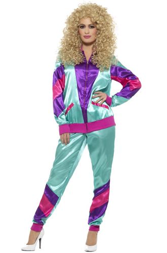 80s Female Shell Suit Adult Costume