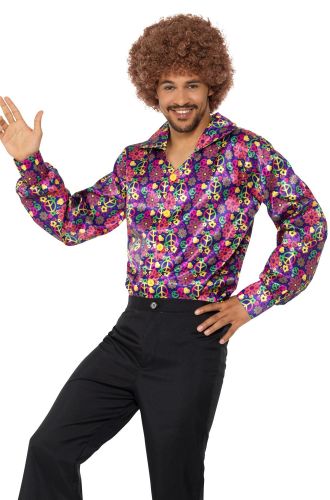 60s Psychedelic CND Shirt Adult Costume