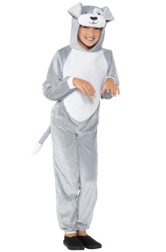 Grey Dog Child Costume