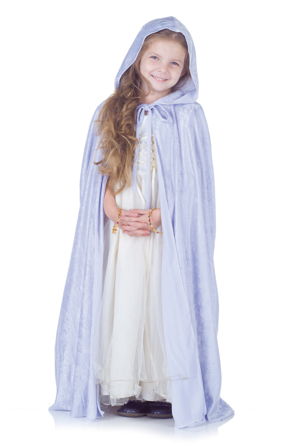 Brand New Light Blue Panne Child Halloween Costume Cape Accessory