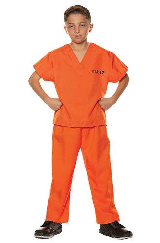 Prisoner Two Piece Child Costume