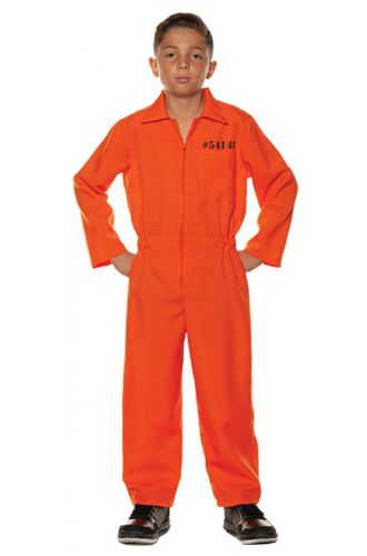Prisoner Jumpsuit Child Costume