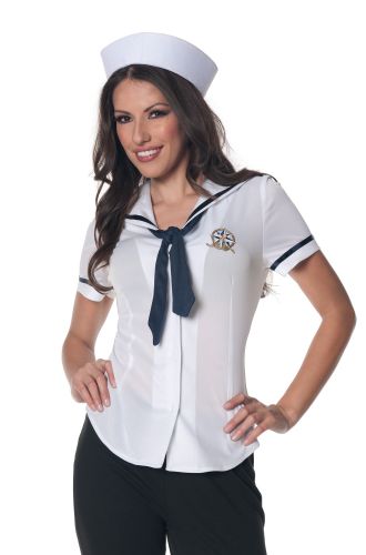 Sailor Fitted Shirt Plus Size Costume