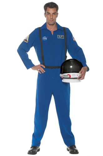 Flight Suit Adult Costume (Blue)