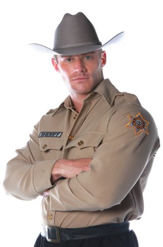 Sheriff Shirt Plus Size Costume