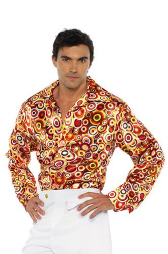 70's Circle Disco Shirt Adult Costume