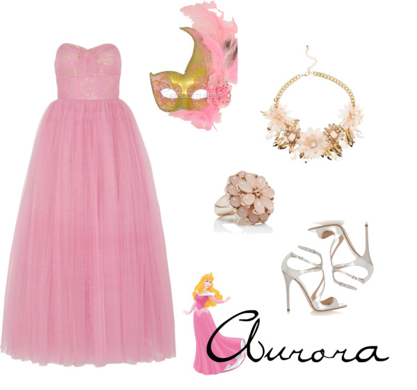 Aurora Inspired Masquerade Outfit