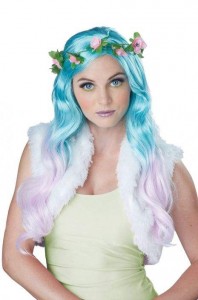 Floral Fantasy Wig (Blue Lavender)