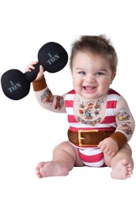 Silly Strongman Infant Costume