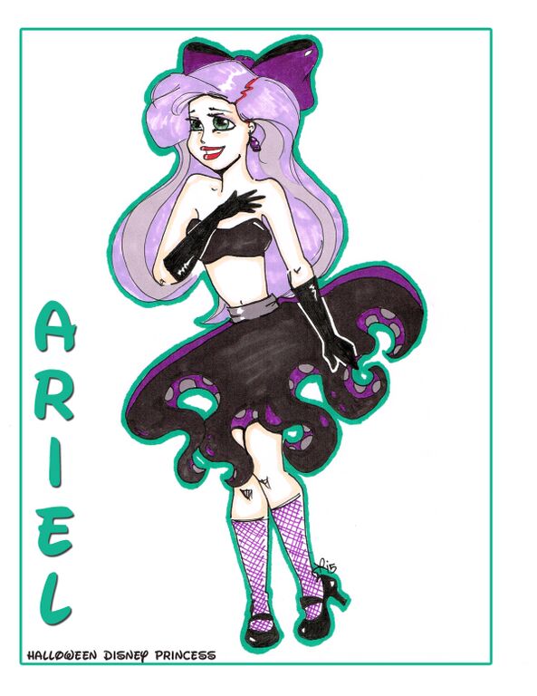 Ariel Dressed as Ursula