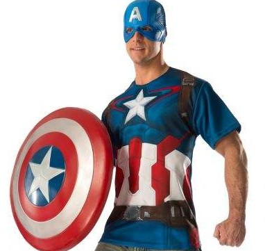 Captain America T-Shirt Adult Costume