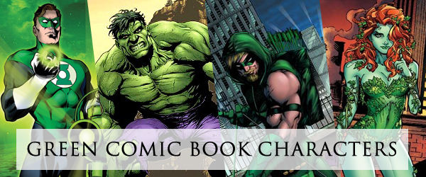 Green Comic Book Characters for St. Patrick's Day