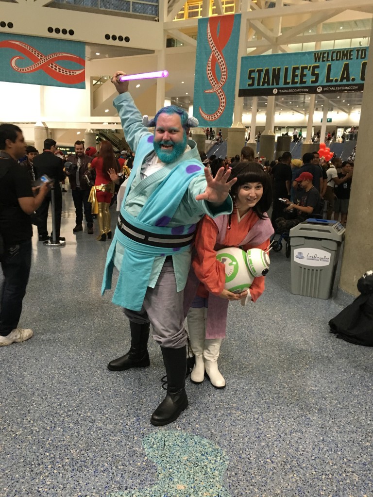 Stan Lee's Los Angeles Comic Con: Day 2 Cosplay Jedi boo and sulley