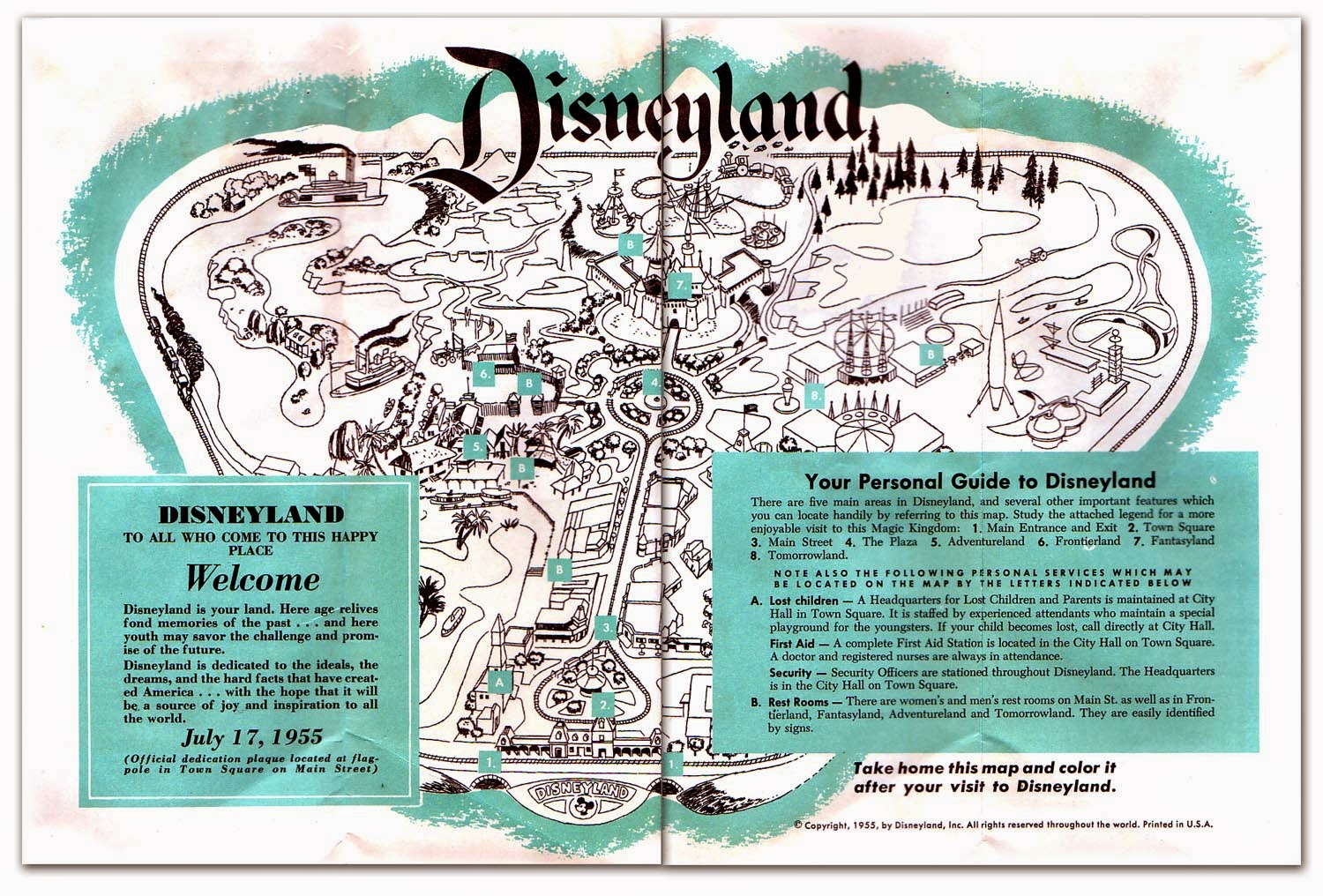 the history of disneyland