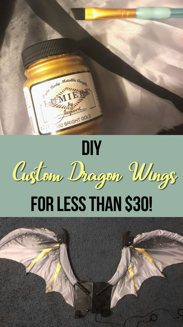 Inexpensive Cheap DIY Custom Dragon Wings